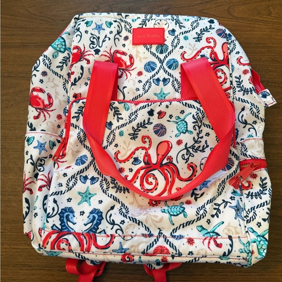Vera Bradley Handbags - Vera Bradley Ocean-Themed Cooler Backpack